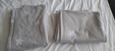 Set Of 2 Soft Fleece Throws Grey /white Stars For Bed /chair Or pets Blanket