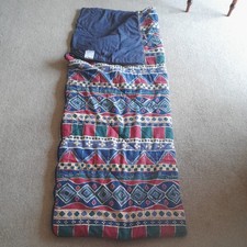 Vintage 80s  PRICE DROP Sleeping Bag Campervan Festival extra warm 44oz vgc