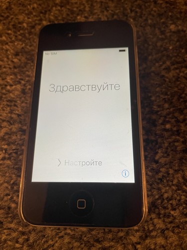 Apple iphone a1332 black 8gb - apple,