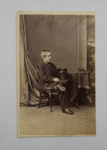 Cdv victorian boy in - cdv,