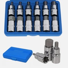 12x Hex Bit Socket Set Allen