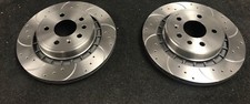 SAAB 9-5 MK1 2.3 AERO TURBO DRILLED GROOVED BRAKE DISCS  REAR