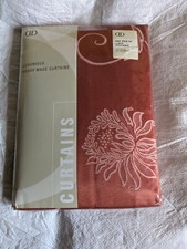 NEW Dreams & Drapes Luxurious Lined Terracotta Curtains 46"x48" / 117cm x 122cm