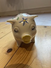 Arthur Wood Vintage Hand-Painted Piggy Money Bank