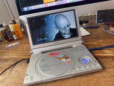 Panasonic 9-in Portable DVD Player - Multi Regional (DVD-LA95)