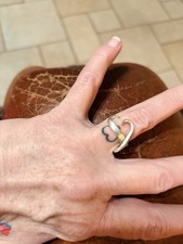 Fork Tine Heart Ring