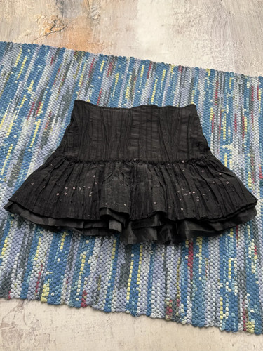 Vintage women black peplum - vintage,