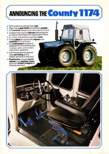 Ford county tractor 1174 sales - county,