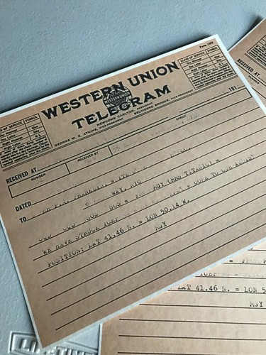 Rms titanic distress western - rms,