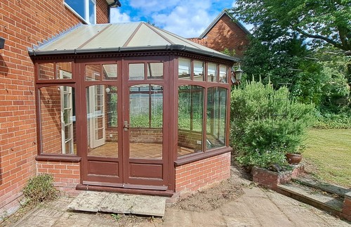 Timber frame conservatory - timber,