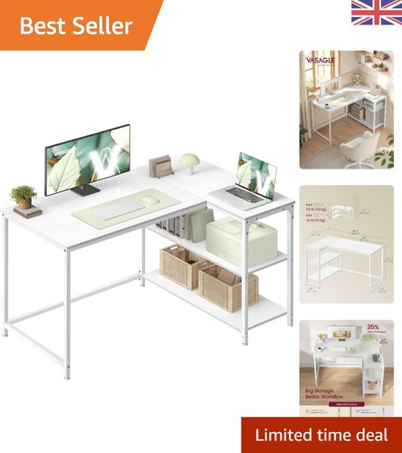 Stylish shaped corner desk - l-shaped,