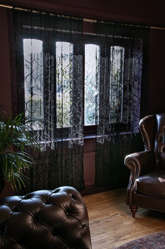 Killstar astral lace curtains - killstar,