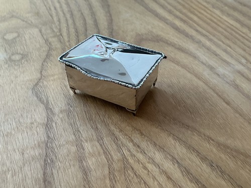 Silver trinket box - ,, birmingham