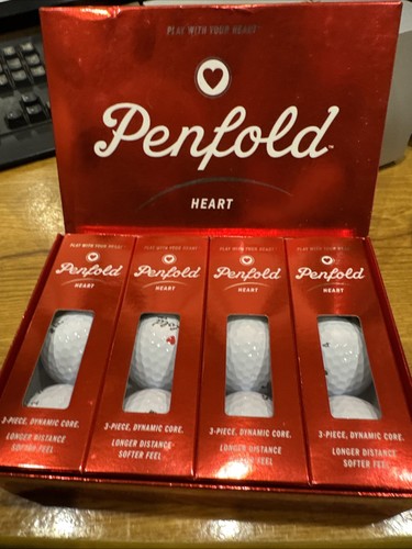 Penfold heart golf balls - heart,