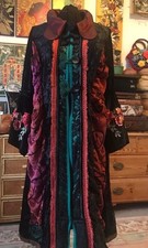Theatrical Frock Coat Gown Gothic Victoriana Witchy Handmade Bespoke S12-16 Long
