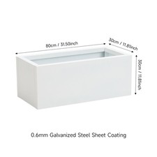 Metal Planter Plant Trough