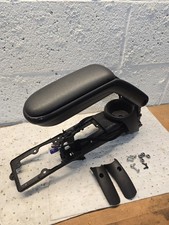 Mini R55 R56 R57 Centre Console Armrest Arm Black LCI w/ Retrofit Kit 2007-2013