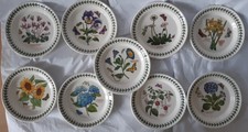 PORTMEIRION BOTANIC GARDEN SIDE PLATES 7 1/4" (18.4 cm) RETIRED / DISCONTINUED