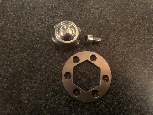 Lambretta rear hub nut - rear,