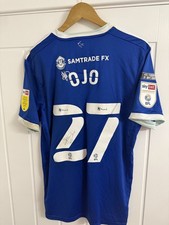 Sheyi Ojo Cardiff City Match Worn Signed Poppy Shirt With CoA