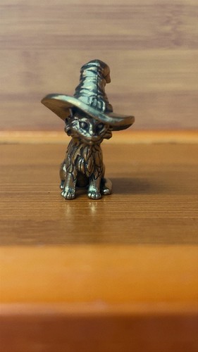 New cute cat - new, brass