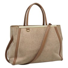 FENDI To joule Hand Bag Canvas