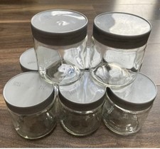 Set Of 8 Glass Jar Storage