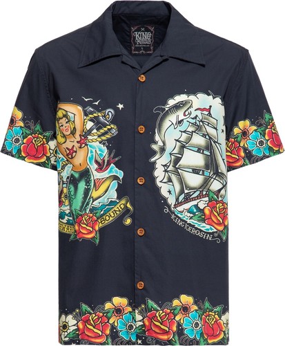 King kerosene shirt aop - kerosene,