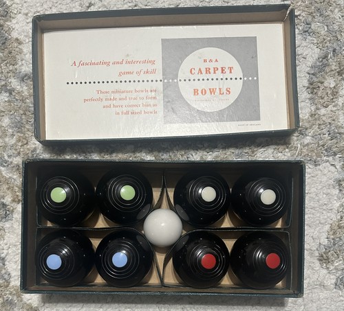 Vintage bocce balls a - balls, b