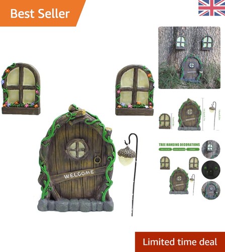 Hand painted fairy door - hand-painted,