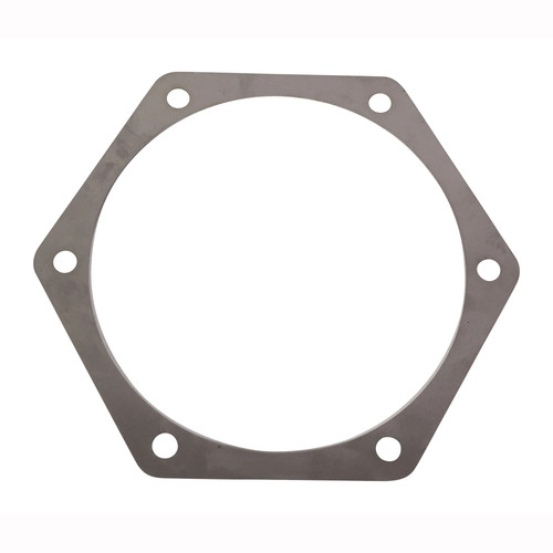 Swing axle flange - axle, shim