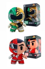 Power Rangers DZNR 19cm Golden Age Edition Green/White & Red  Plush  New Bundle