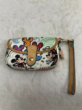 Dooney and Bourke Disney parks sketch collection wristlet bag