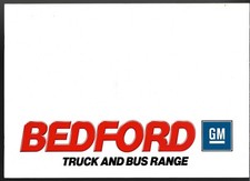 Bedford Truck & Bus Range 1985-1986 UK Market Brochure TL, TM, M 4x4, Bus, Coach