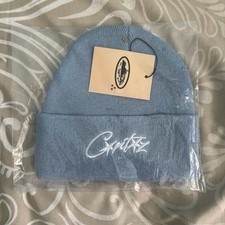 Corteiz Beanie Blue/white BNWT