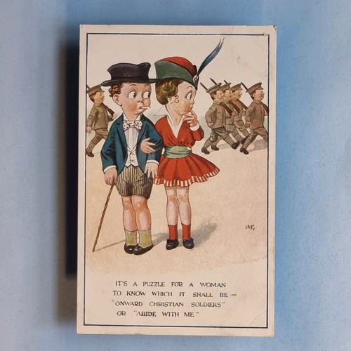 Ww1 comic postcard c1915 - postcard,