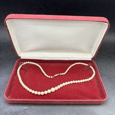 Antique Pearl Necklace Gold