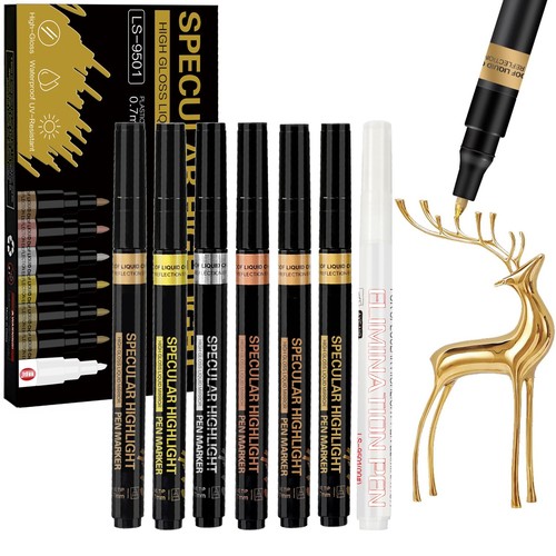 Chrome pen metallic silver - chrome,