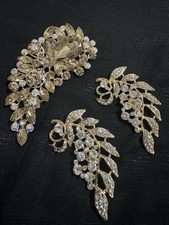 X3 Vintage Gold-Tone Crystal