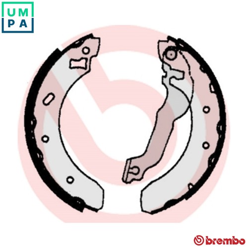 Brake shoe set - brake, for