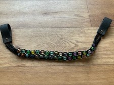 Fancy Bead Browband Bling Colourful 14.5” Cob