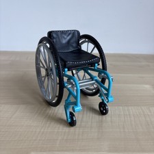 Barbie Dolls Spare Blue/Black Wheelchair Accessory For Ken & Barbie Dolls Mattel