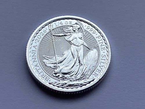 2026 silver britannia oz - 2026, 1/4