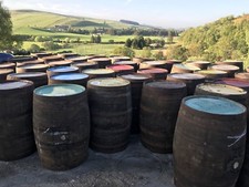 SOLID OAK WHISKEY BARREL 40 GALLON  Wooden Keg/Water Barrels/Pub Table.