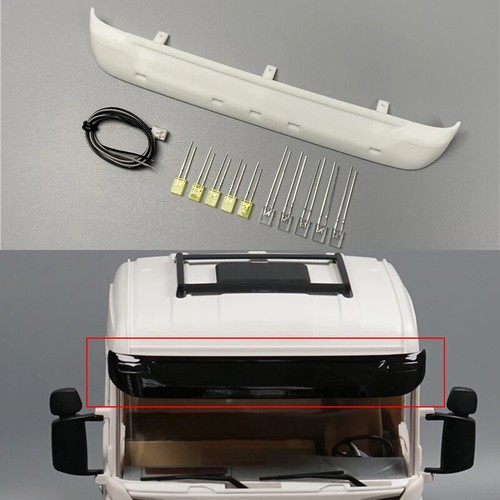 Led white sun visor - white, for