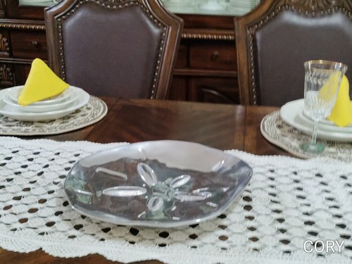 Pewter serving bowl fruits - serving,