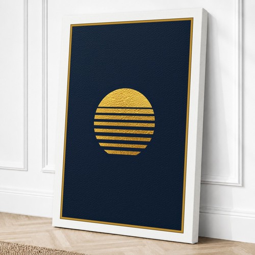 Golden circle minimalist - golden,
