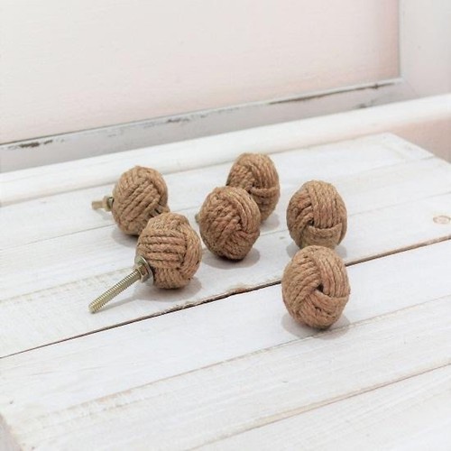 Zara home jute knob - zara,