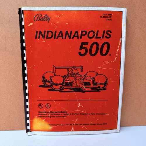 Bally indianapolis 500 - 500, pinball