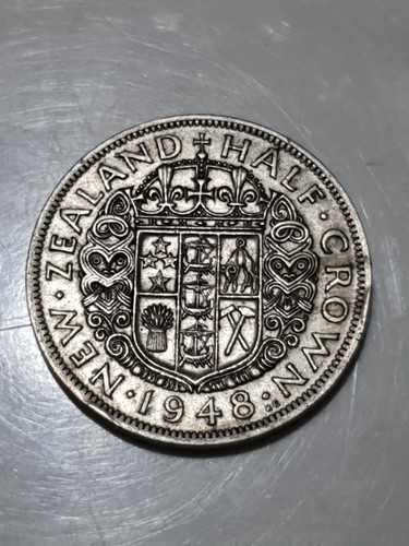 Coin new zealand 1948 half - 1948,,
